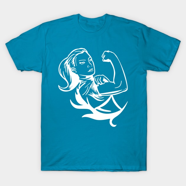 woman strong T-Shirt by baikteman